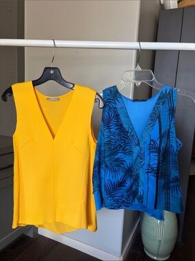Zara pair of sleeveless blouses
